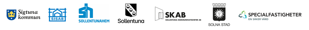 Medlemmar: Sigtuna kommun, SISAB, Sollentunahem, Sollentuna kommun, Sollentuna Kommunfastigheter, Solna stad, Specialfastigheter.
